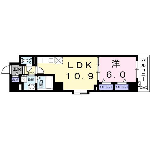 スピカコンフォート-1LDK(92259722)の間取り図